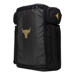 Under Armour Project Rock Duffle Backpack 'Black Gold' 1376459-002