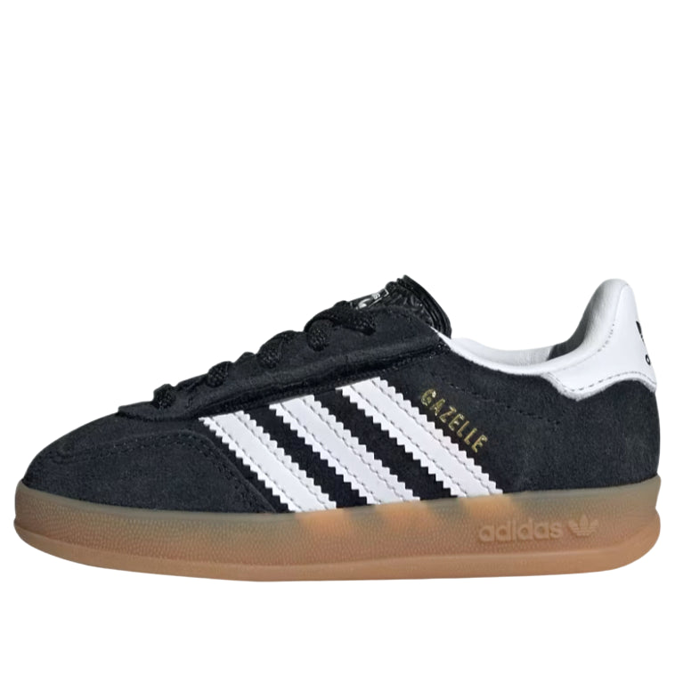 (TD) adidas Gazelle Indoor Comfort Closure 'Core Black Cloud White Gum' IH9131
