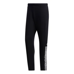 adidas Ub Pnt Wv Deco logo Printing Training Running Casual Sports Pants Black GM4428