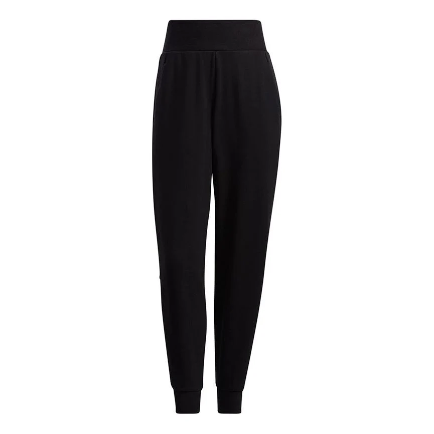 (WMNS) adidas Str W Pt Comf Solid Color Athleisure Casual Sports Long Pants/Trousers Black H09702