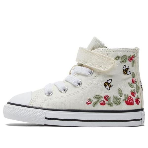 (TD) Converse Chuck Taylor All Star 1V Hi 'White Strawberry' A06848C