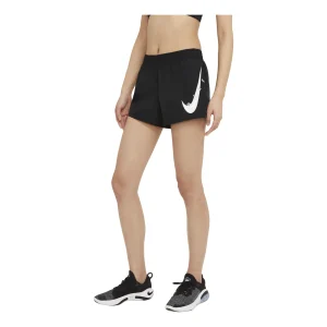(WMNS) AS W NK SWOOSH Run Short Black CZ9316-010