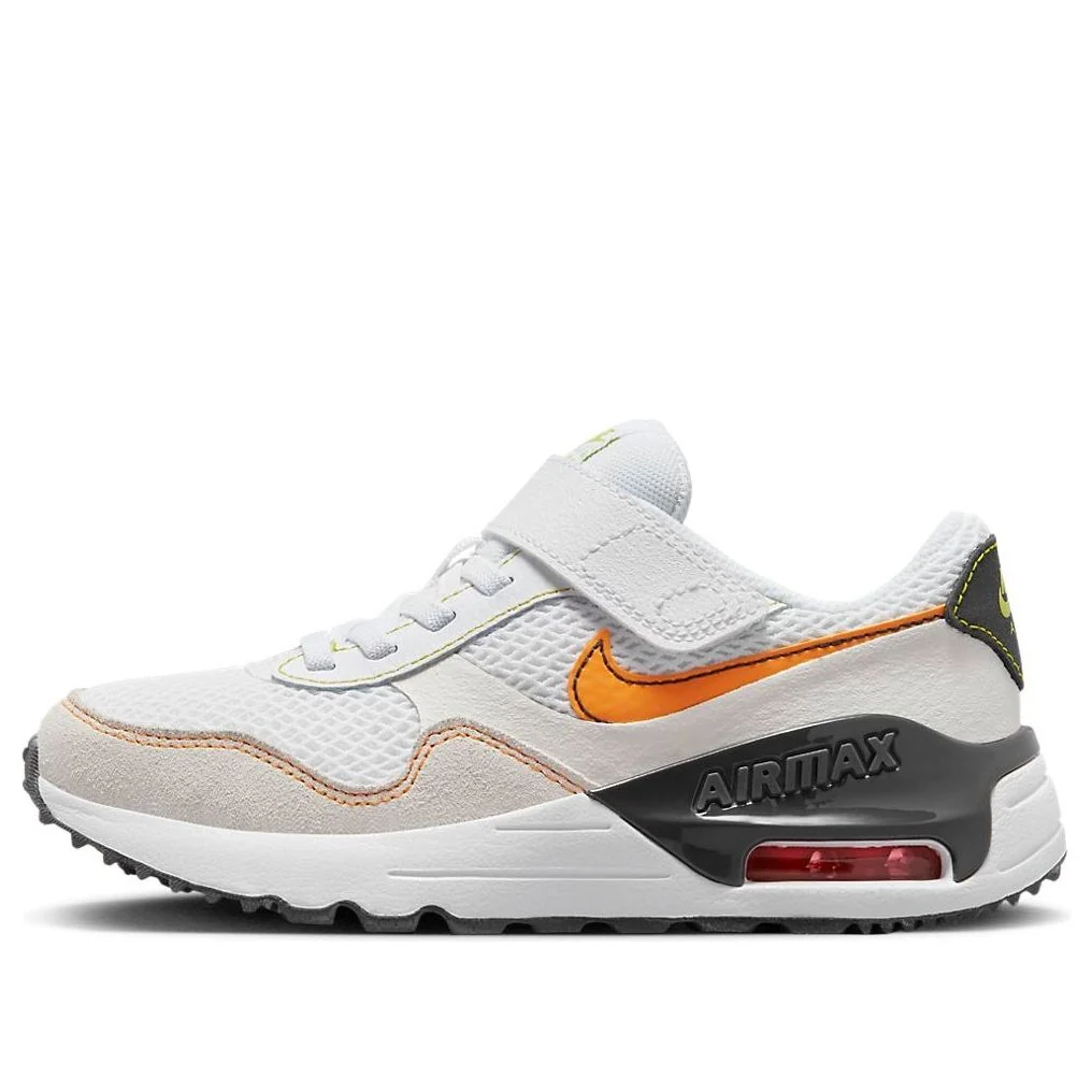 (PS) Nike Air Max SYSTM Shoes 'White Vivid Orange' DQ0285-109
