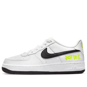 (GS) Nike Air Force 1 Low 'Just Do It - White Volt' DM3271-100