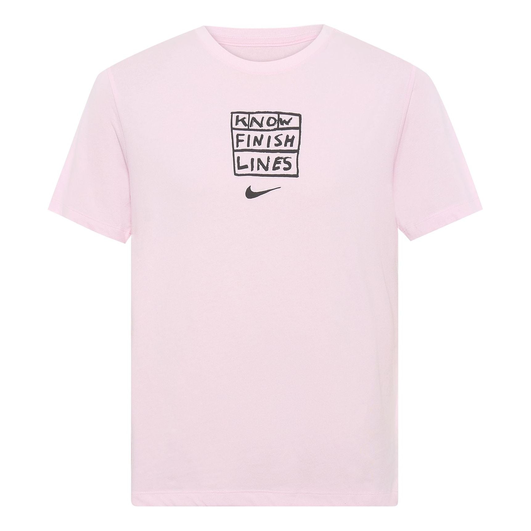 Nike Dri-fit Casual Sports Running Short Sleeve Pink AO0630-663