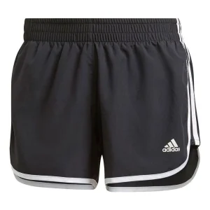 (WMNS) adidas Marathon 20 Shorts Asia Sizing 'Black White' GK5265