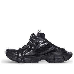 (WMNS) Balenciaga 3XL Mules 'Black Mesh and Polyurethane' 742682W3XL11010