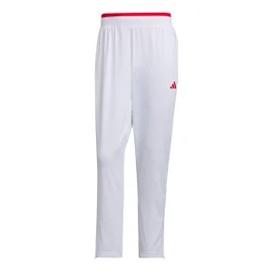 adidas Knit Tennis Pants Asia Sizing 'White Red' IV7577