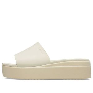 (WMNS) Crocs Brooklyn Slide 'White Beige' 208728-2Y2