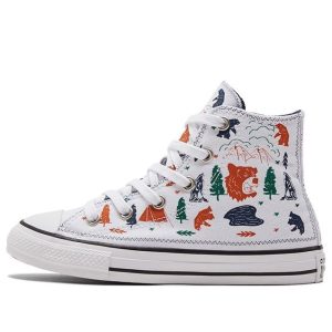 (GS) Converse Chuck Taylor All Star 'White Orange' 672439C