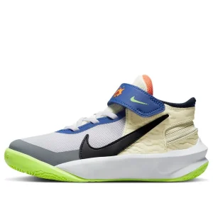 (PS) Nike Team Hustle D 10 FlyEase 'White Multi-Color' FB1881-101