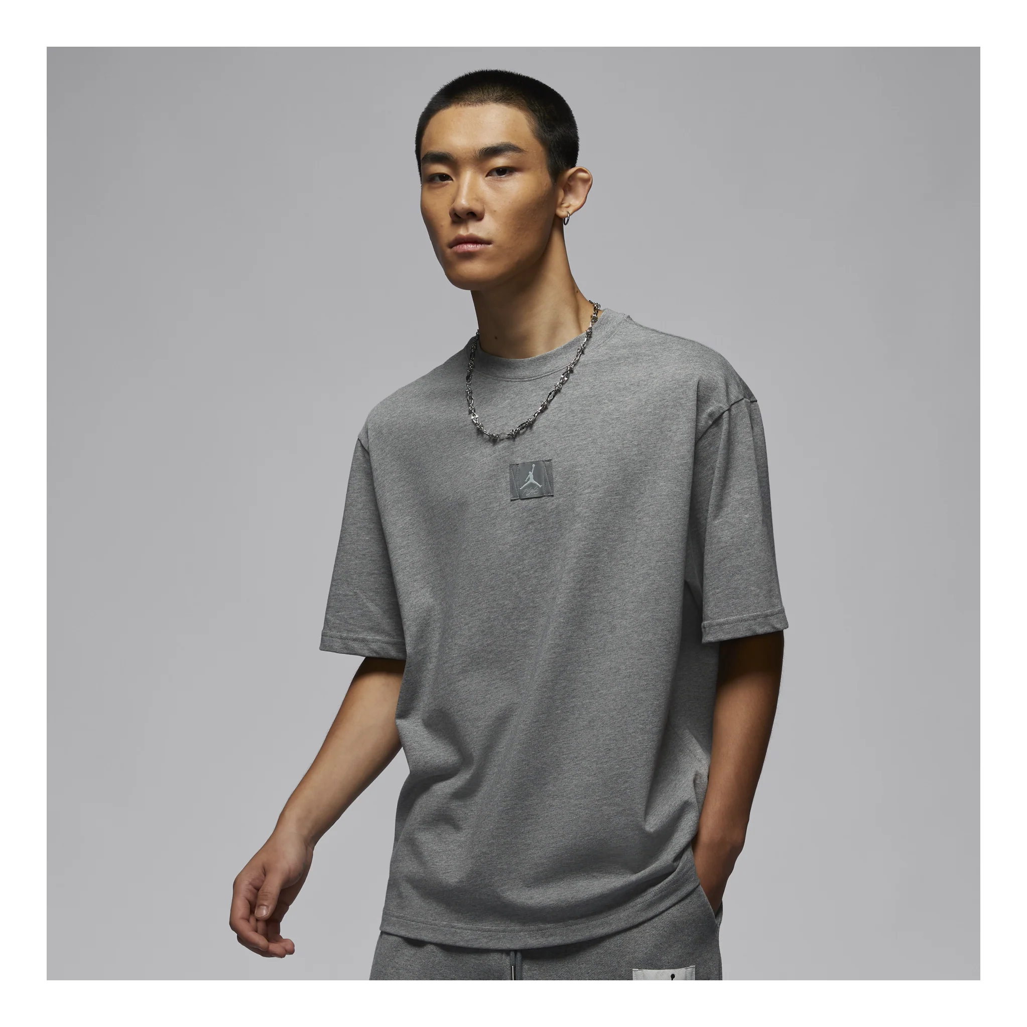 Air Jordan Flight Essentials 85 T-Shirt Asia Sizing 'Grey' FZ1913-091