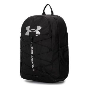 Under Armour Hustle Sport Backpack 'Black Silver' 1364181-001