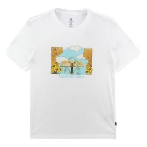 Converse Overgrown Hoops T-Shirt Asia Sizing 'White' 10023257-A03