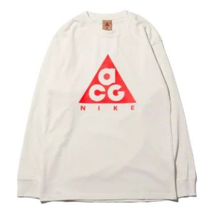 Nike x ACG Ls Tee Athleisure Casual Sports Pullover Long Sleeves White BQ7203-122