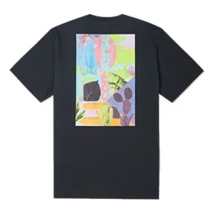 Converse Neon Nature Graphic T-Shirt Asia Sizing 'Black' 10023463-A02