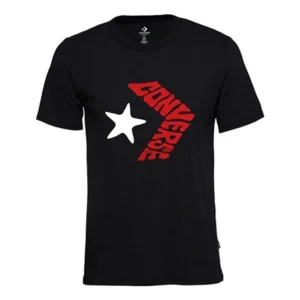 Converse Bubble Chevron Tee Asia Sizing 'Black' 10018870-A01