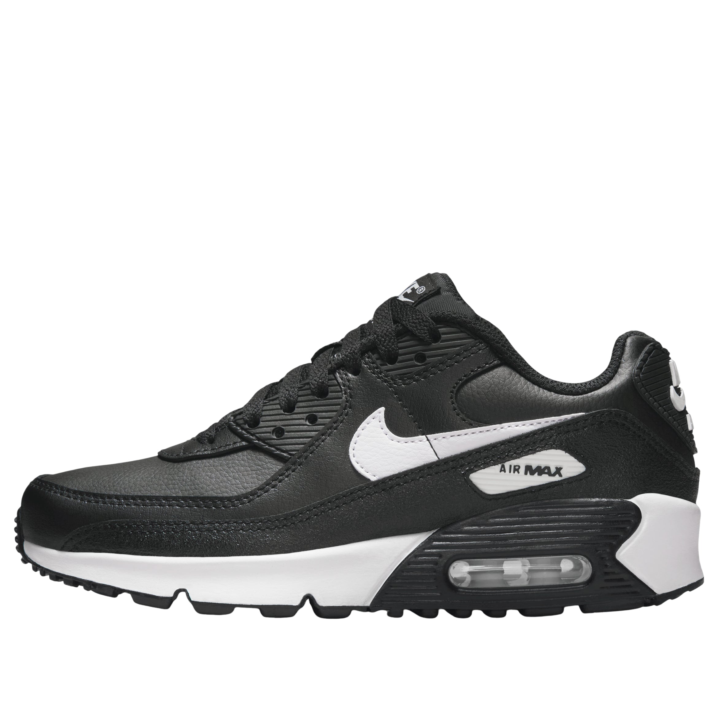 (GS) Nike Air Max 90 LTR 'Black White' CD6864-029