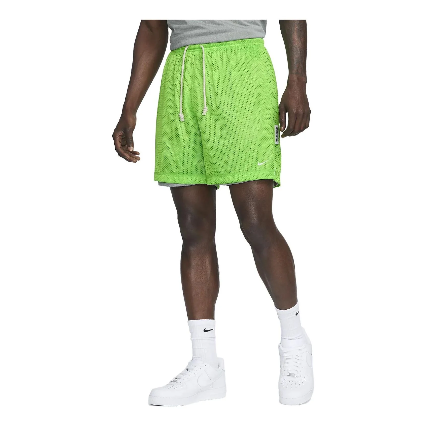Nike Dri-FIT Standard Issue Reversible Basketball Shorts 'Light Fluorescent Green' DQ5708-313