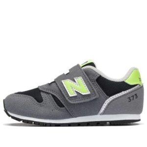 (TD) New Balance 373 Hook and Loop Shoes 'Grey Light Green' IZ373JO2
