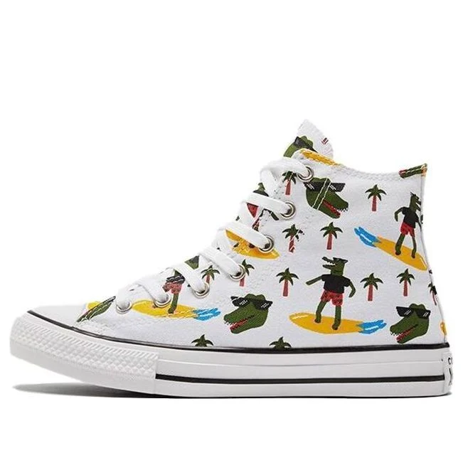 (GS) Converse Chuck Taylor All Star 'White Green' 671292C