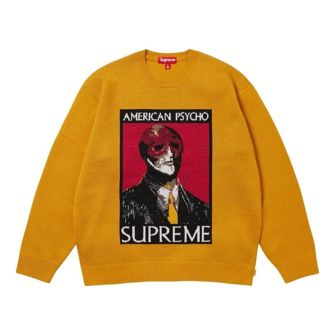 Supreme FW23 Week5 American Psycho Sweater 'Orange' SUP-FW23-091