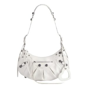 (WMNS) Balenciaga Le Cagole Small Shoulder Bag 'White' 6713071VG9Y9104