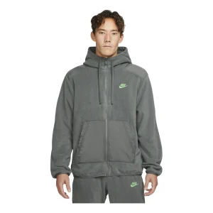 Nike NSW fleece hooded jacket 'Grey' DD4883-068