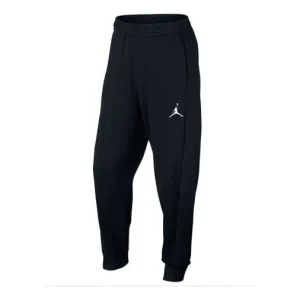Air Jordan Flight Lite Cuffed Bundle Feet Sports Pants 'Black' 822661-010