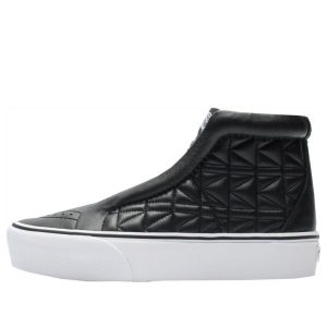 Vans SK8-Hi Laceless Platform Karl Lagerfeld Quilt 'Black White' VA3DQ7OEL