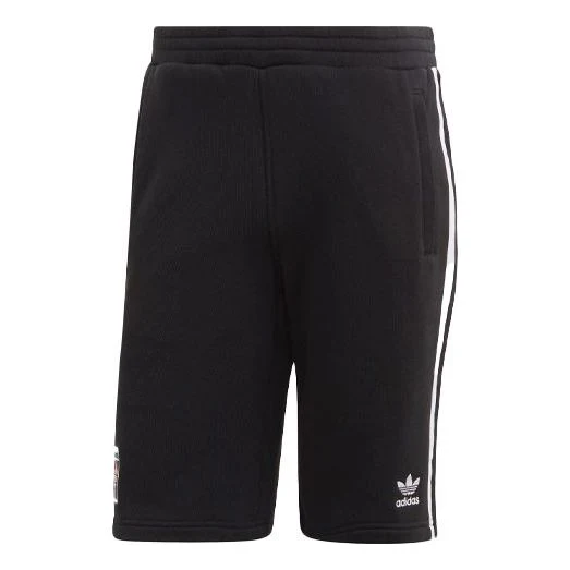 adidas originals Classic Side Stripe Casual Sports Shorts Black GK5908