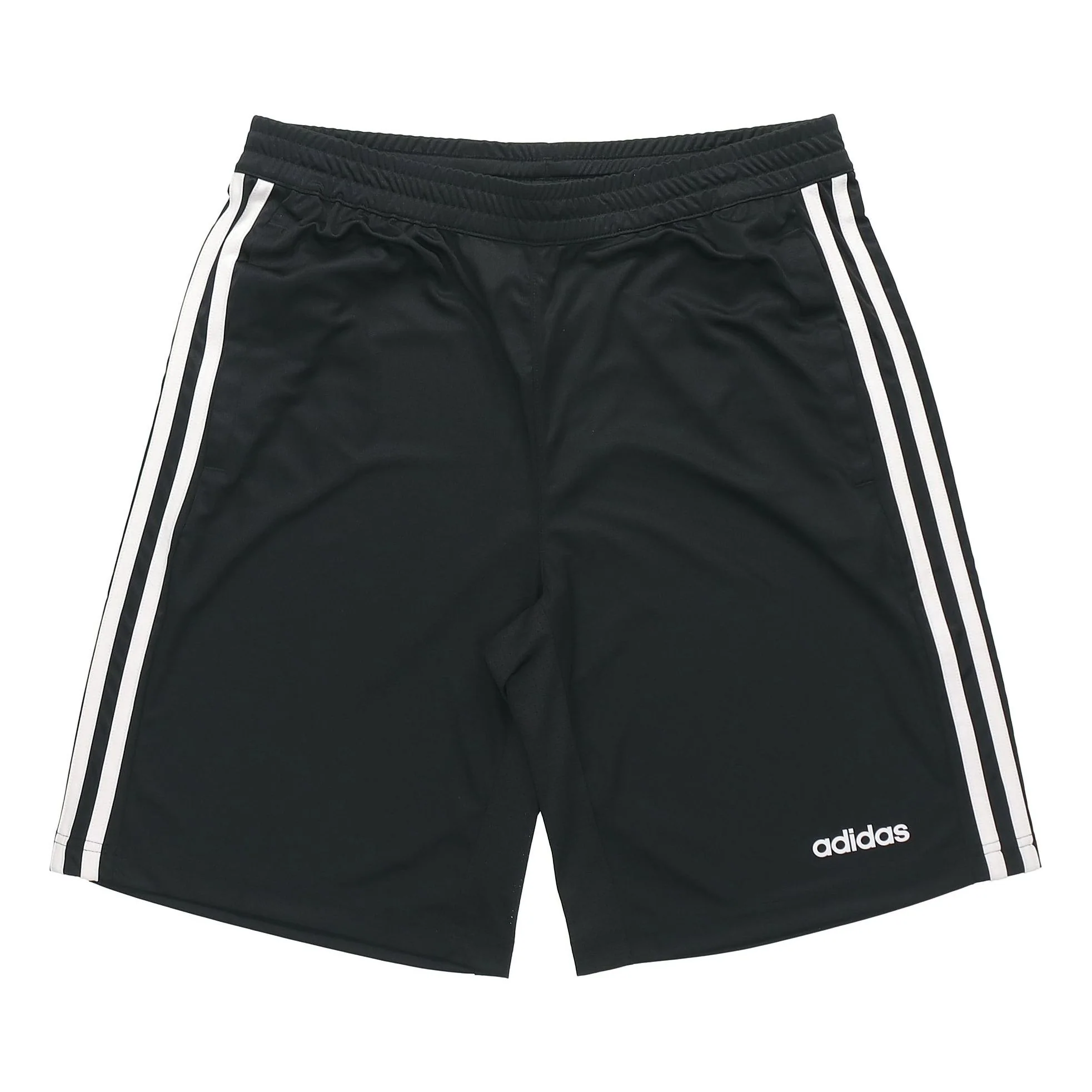 adidas Solid Color Breathable Sports Running Shorts Black DT3050