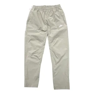 Men's Nike Solid Color Logo Straight-Leg Casual Pants/Trousers Autumn Light Brown DN4447-320