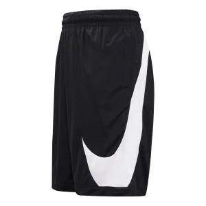 Nike Dri-FIT Large Logo Printing Basketball Sports Shorts Black DH6764-013