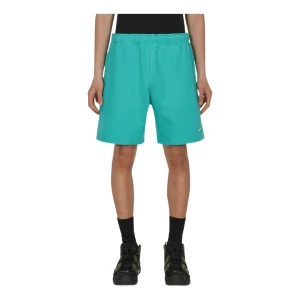 Men's Nike Special Project Solo Swoosh Solid Color Logo Embroidered Straight Shorts Blue Green DV3055-392