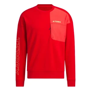 adidas x Terrex Sweatshirt 'Red Solar Yellow' IP9948