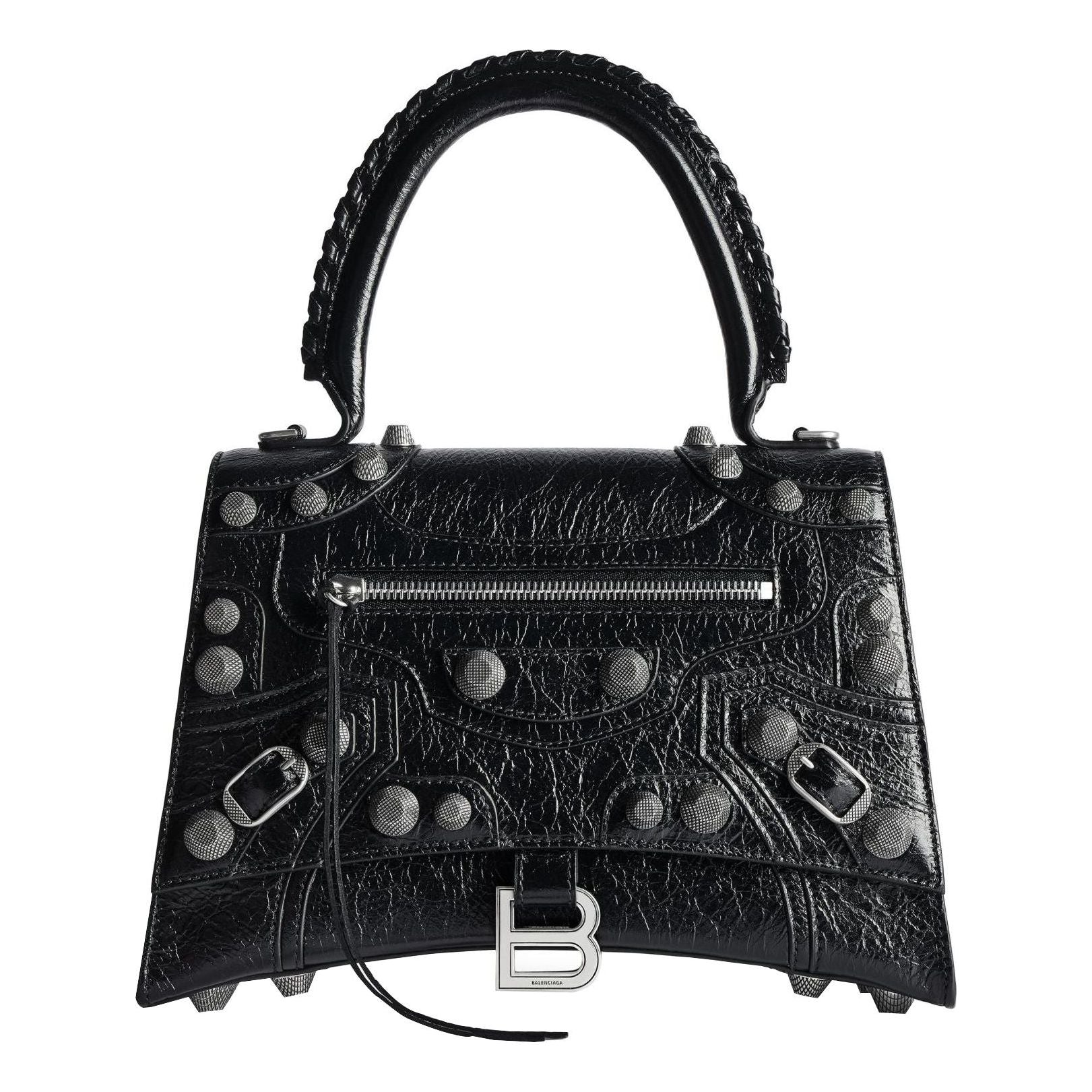 (WMNS) Balenciaga Hourglass X Le Cagole Medium Handbag 'Black' 7815852AAY11000