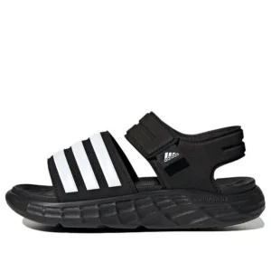 (PS) adidas Duramo Sandals 'Core Black White' HP5832