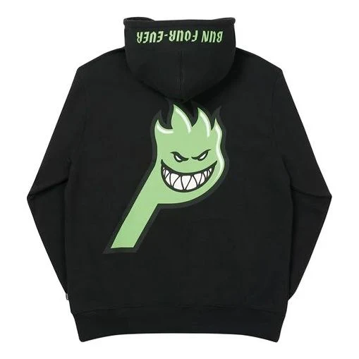 PALACE Spitfire Live To Bun Hood Printing Hooded Sweater Unisex Black P19HD012