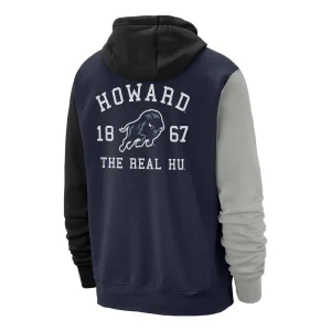 Air Jordan College Howard Club Fleece Logo Hoodie 'Blue' ZMD7953P250H-HOW
