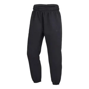 Men's Nike Knit Athleisure Casual Sports Long Pants/Trousers Black DH9730-010
