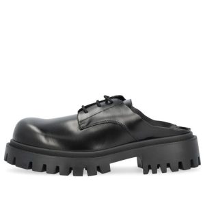 Balenciaga Sergent 20mm Mules 'Smooth Calfskin Black' 701392WBD401000