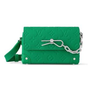 LOUIS VUITTON Steamer Wearable Wallet Monogram Taurillon Leather 'Vert' M82918