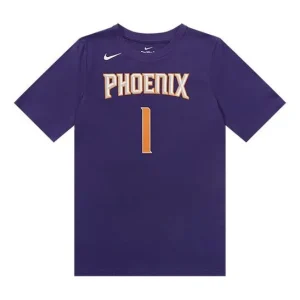 (PS) Nike NBA Phoenix Booker T-shirt 'Purple' 3Z2B7BCMW-SUNDB