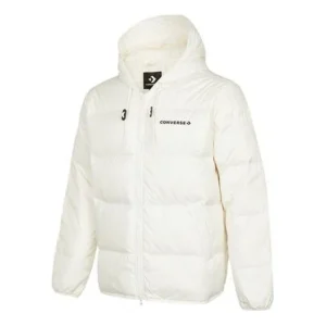 Converse Downfilled Hooded Jacket Asia Sizing 'White' 10021981-A03