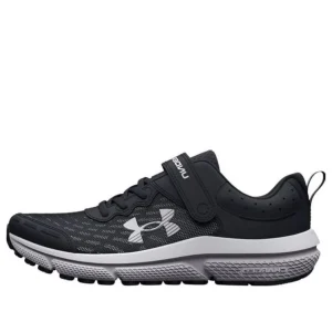 (PS) Under Armour Assert 10 AC Wide 'Black White' 3026186-001