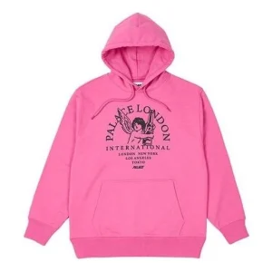 Palace International Hood 'Shock Pink' P25CS013