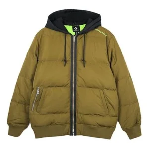 Converse Court Down Bomber Jacket Asia Sizing 'Olive Green' 10019992-A02