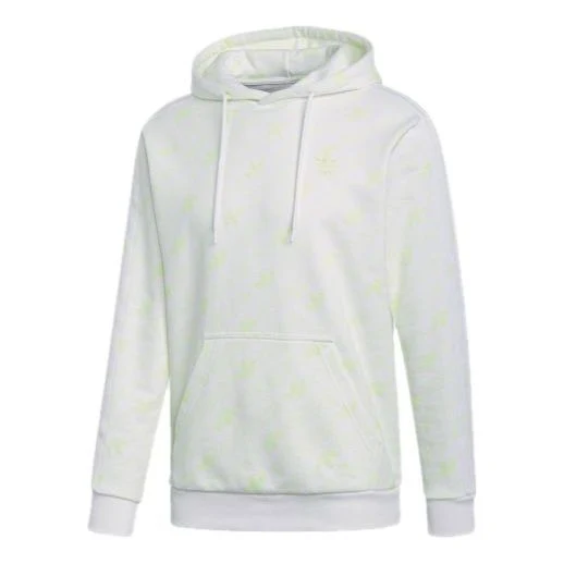 adidas originals Mono Hoodle hooded Sports Pullover White ED7050