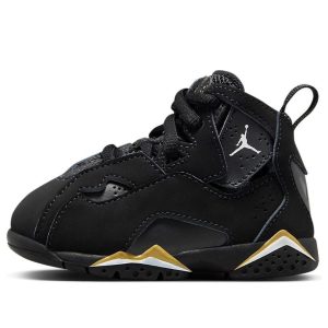 (TD) Air Jordan True Flight 'Black Metallic Gold' 343797-017
